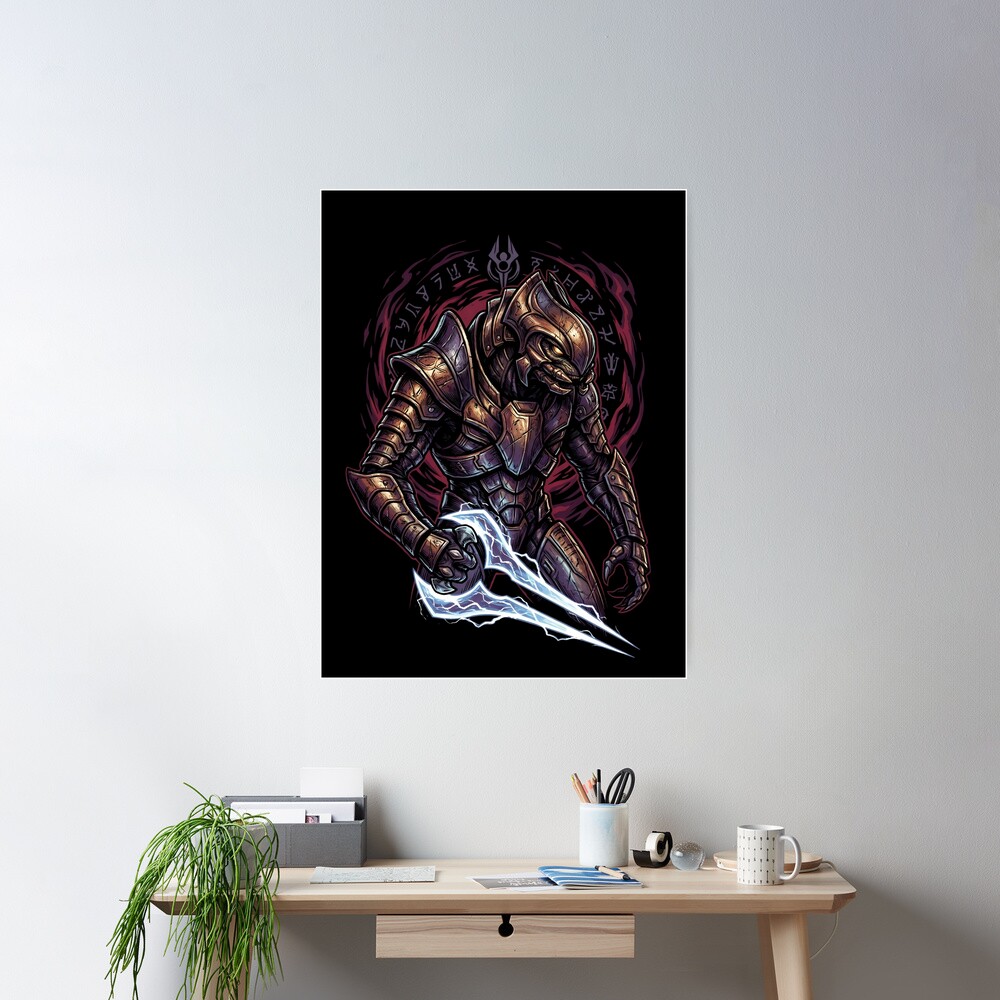 Halo Arbiter Split Jaw Sangheili Honor Poster - Image 2