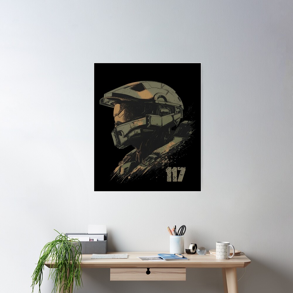 Masters Chiefs 117 Grungy Poster - Image 2