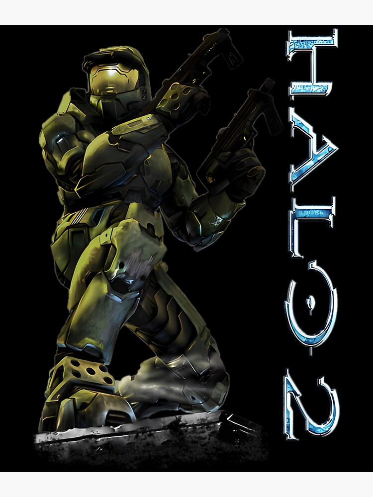 Halo 2 Epic Battle Hero Shower Curtain - Image 2