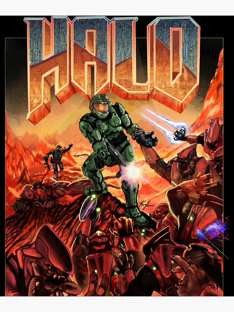 Halo Game Classic Design Tapestry - Image 2