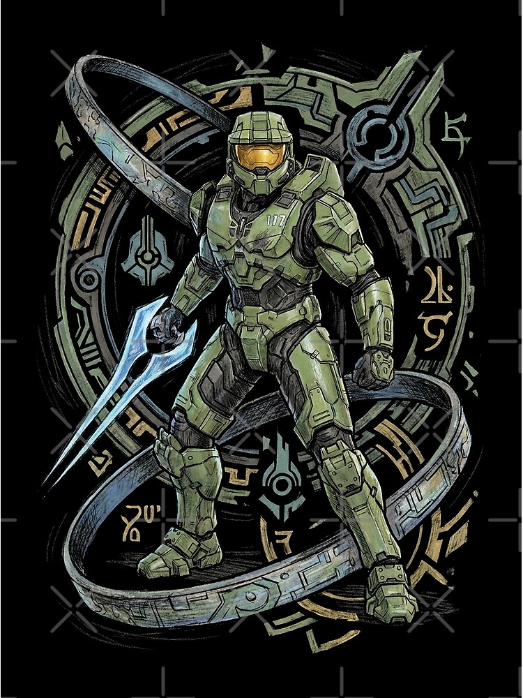 Master Chief Halo Halo Rings Guardian Tapestry - Image 2