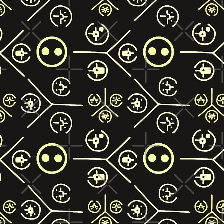 Halo 3 Odst Yellow Wall Symbols With Superintendent Tote Bag - Image 2