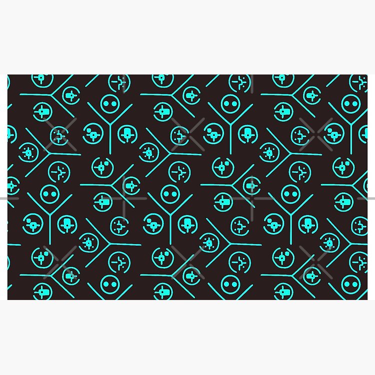 Halo 3 Odst Wall Symbols Blue Mug - Image 3