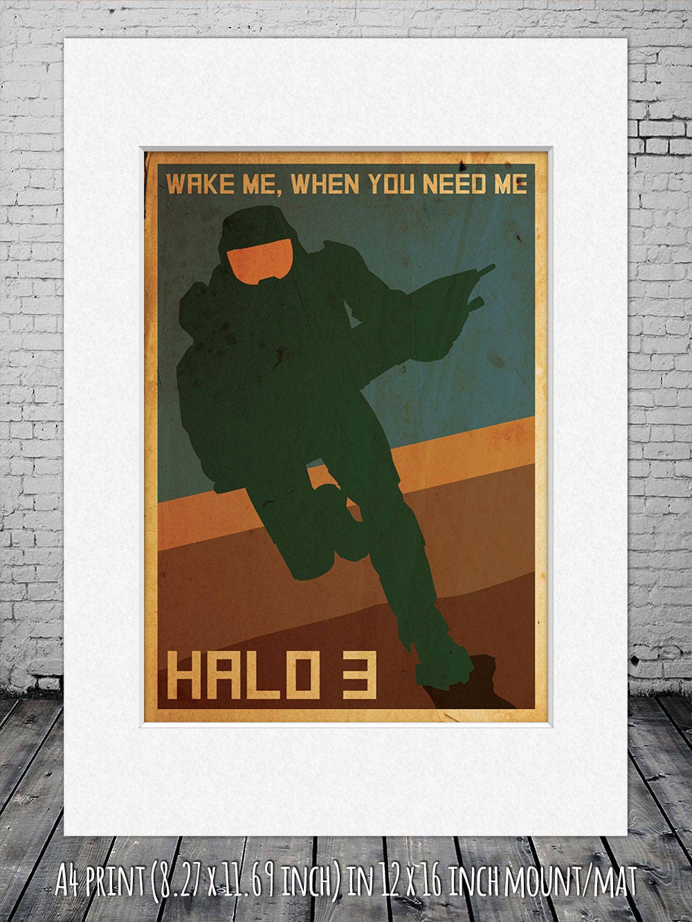 Halo 3 Digital Art Print Wall Art - Image 2