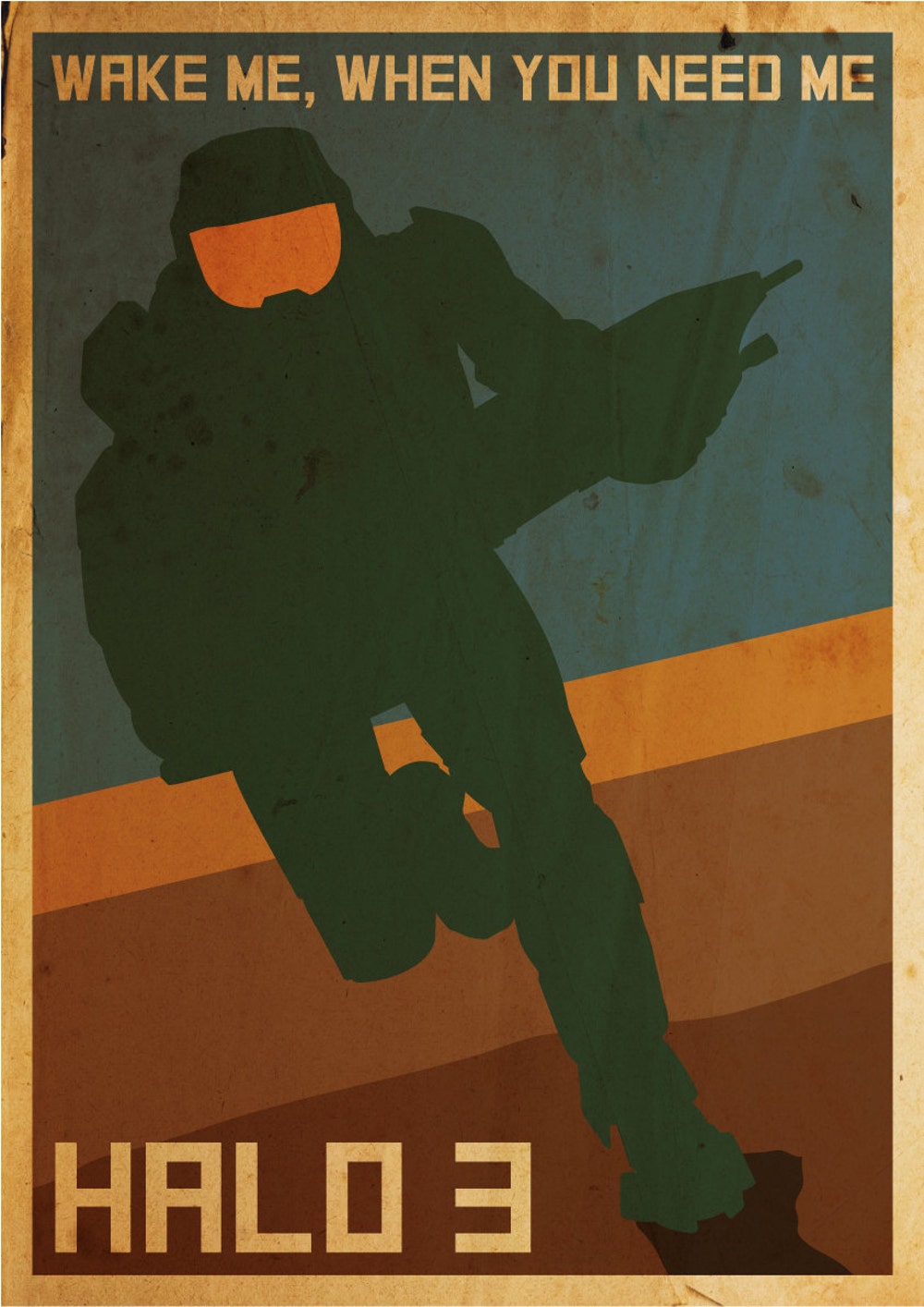 Halo 3 Digital Art Print Wall Art - Image 4