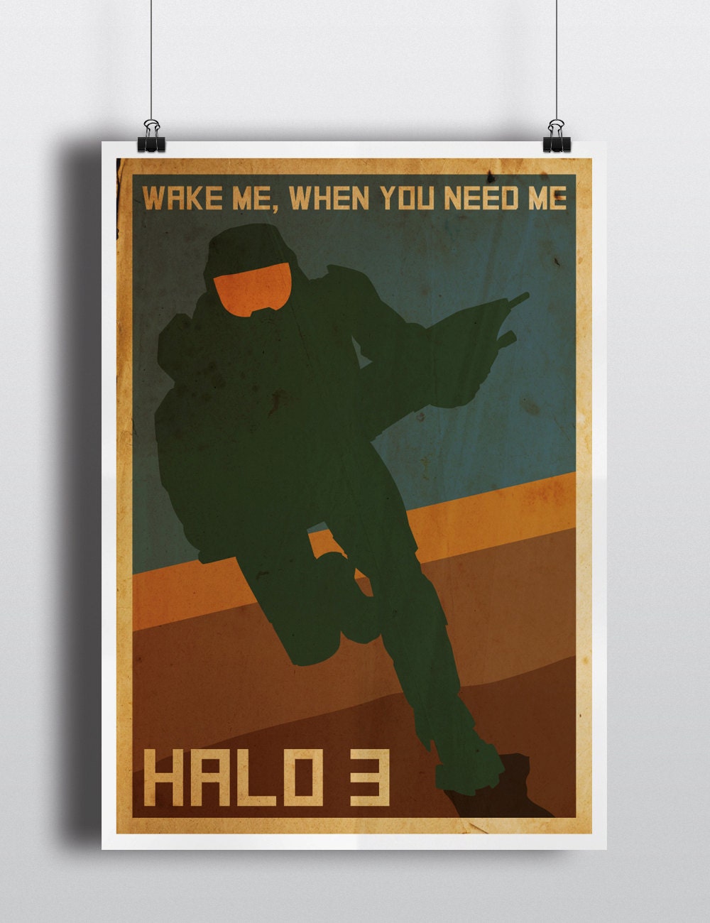 Halo 3 Digital Art Print Wall Art - Image 3