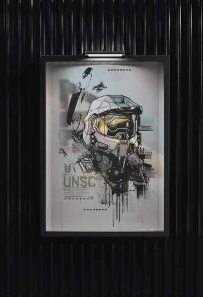 Master Chief High Quality Matte Wall Art