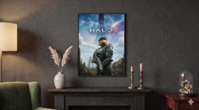 HaloMaster Chief Sci-Fi Fine Wall Art