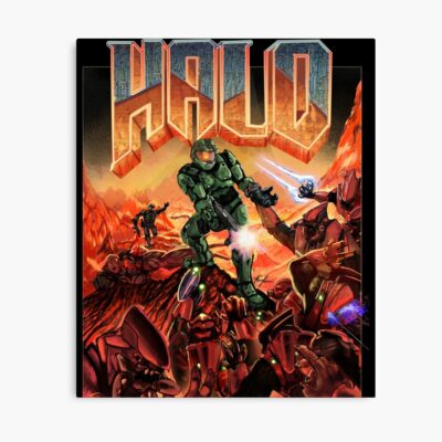 Halo Game Classic Design Poster