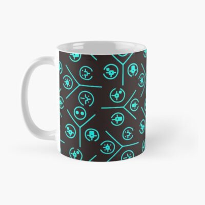 Alternative view of Halo 3 Odst Wall Symbols Blue Mug