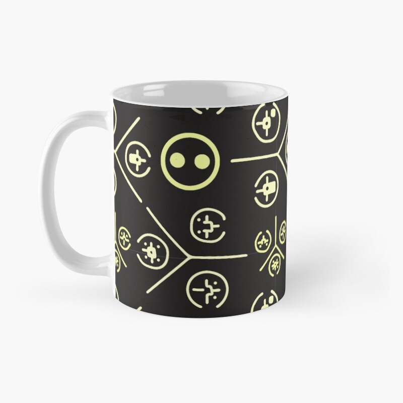 Halo 3 Odst Yellow Wall Symbols With Superintendent Mug - Image 2