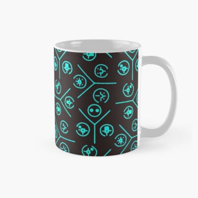Halo 3 Odst Wall Symbols Blue Mug