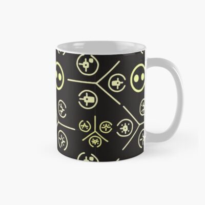 Halo 3 Odst Yellow Wall Symbols With Superintendent Mug