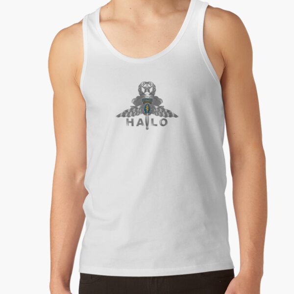 Special Forces High Altitude Low Opening Halo Master Wings Tank Top - Image 2