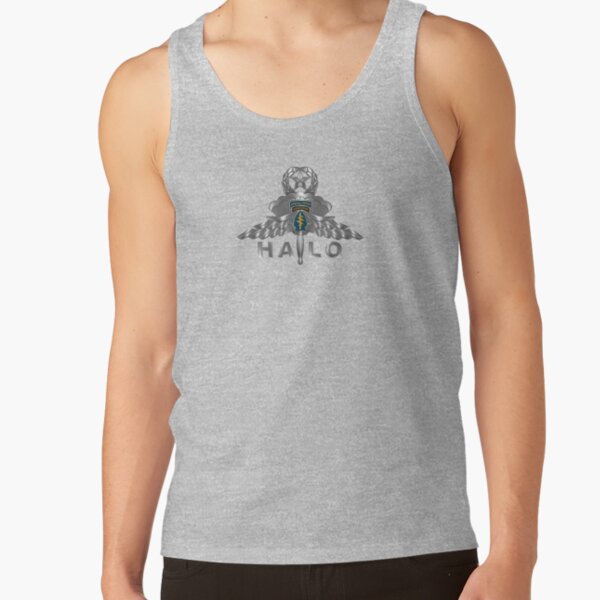 Special Forces High Altitude Low Opening Halo Master Wings Tank Top - Image 4