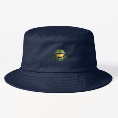 Master Chief Poly Helmet Bucket Hat