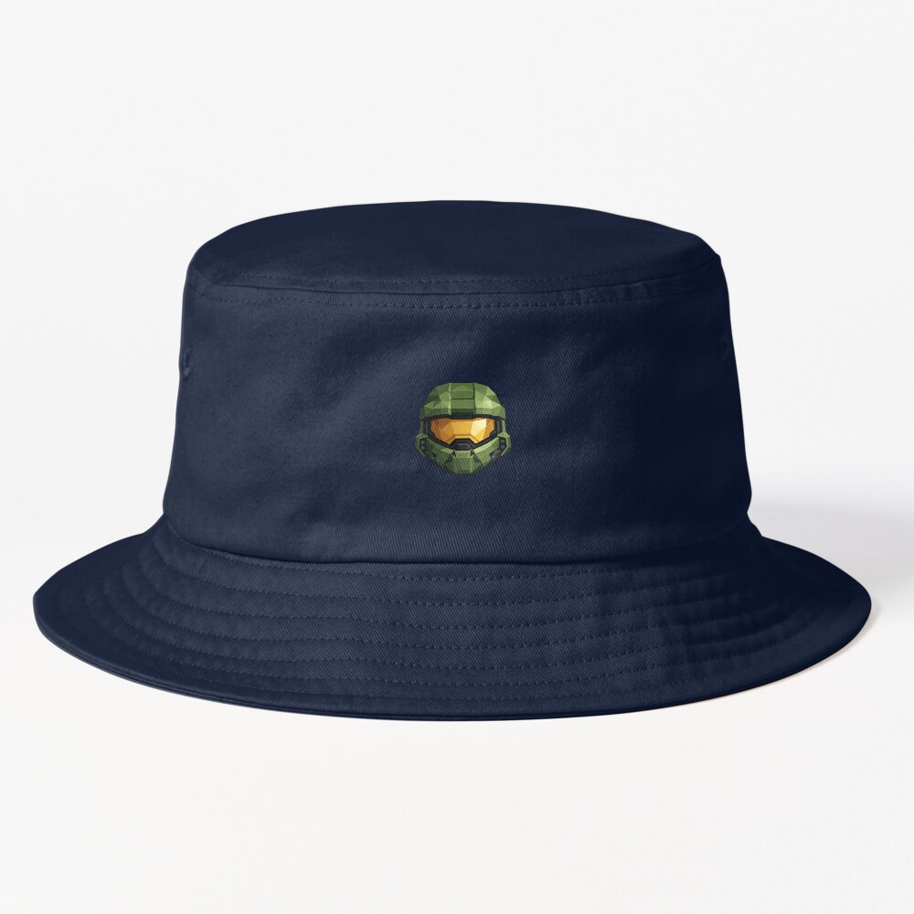 Master Chief Poly Helmet Bucket Hat