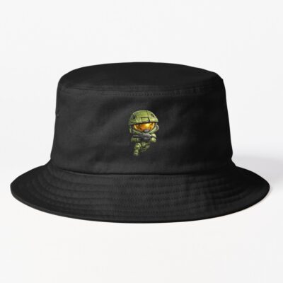 Master Chief Chibi Realistic Bucket Hat