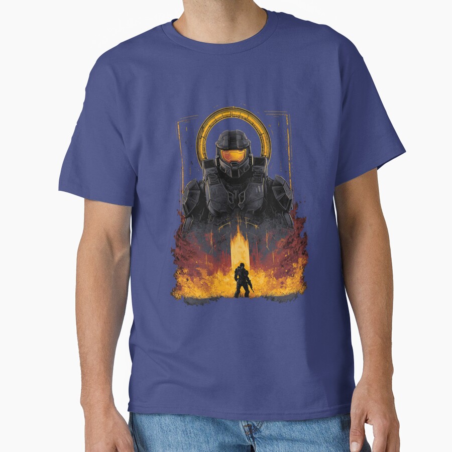 Halo T Shirt Mythic Space Guardian T-shirt - Image 4