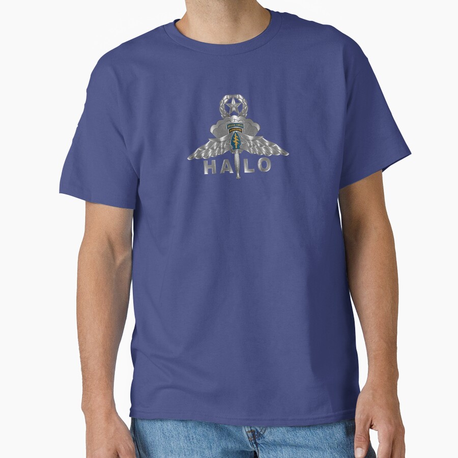 Special Forces High Altitude Low Opening Halo Master Wings T-shirt - Image 4