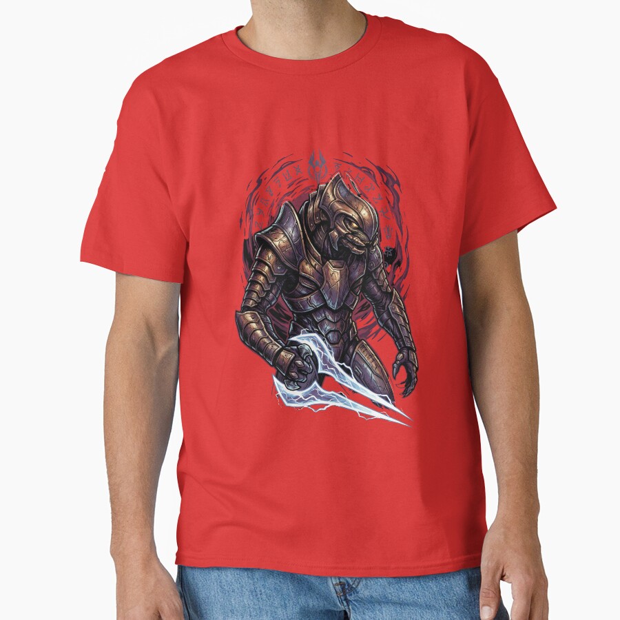 Halo Arbiter Split Jaw Sangheili Honor T-shirt - Image 5