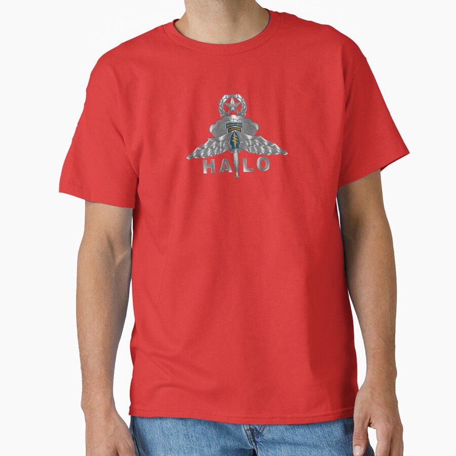 Special Forces High Altitude Low Opening Halo Master Wings T-shirt - Image 5