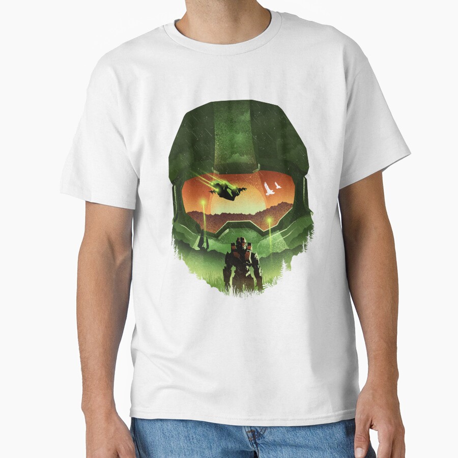 Infinite Halo Fearless Galactic Defender T-shirt