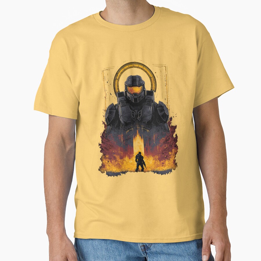 Halo T Shirt Mythic Space Guardian T-shirt - Image 6