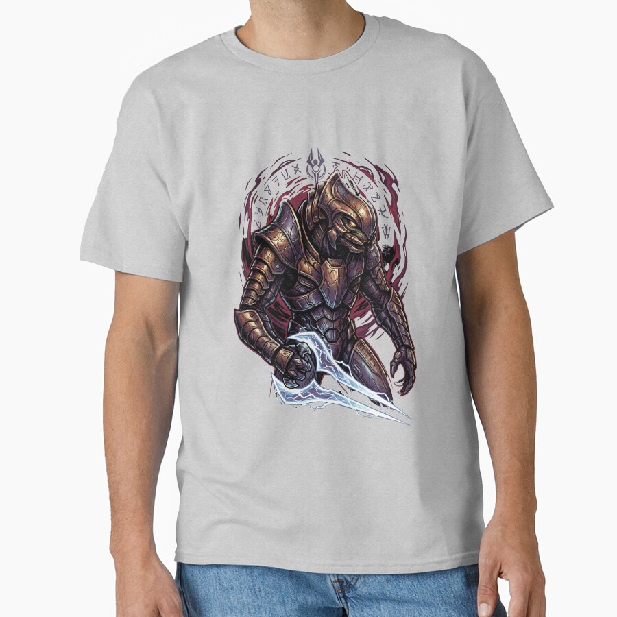 Halo Arbiter Split Jaw Sangheili Honor T-shirt - Image 3
