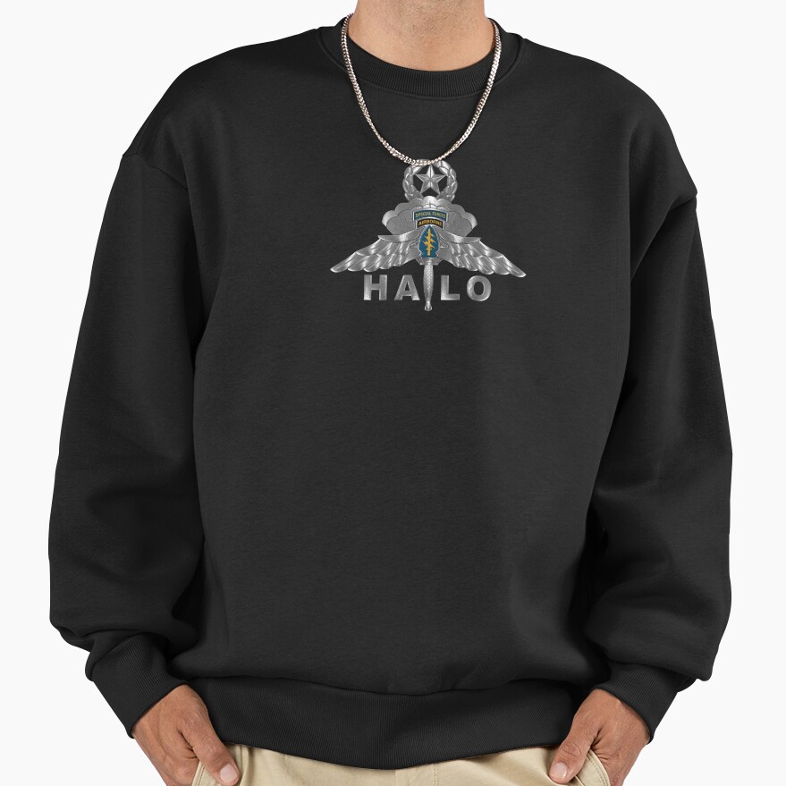 Special Forces High Altitude Low Opening Halo Master Wings Sweatshirt - Image 2