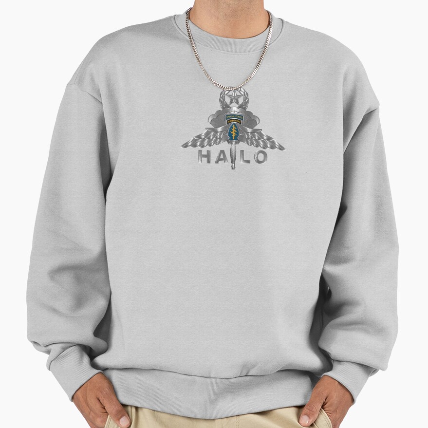 Special Forces High Altitude Low Opening Halo Master Wings Sweatshirt - Image 4
