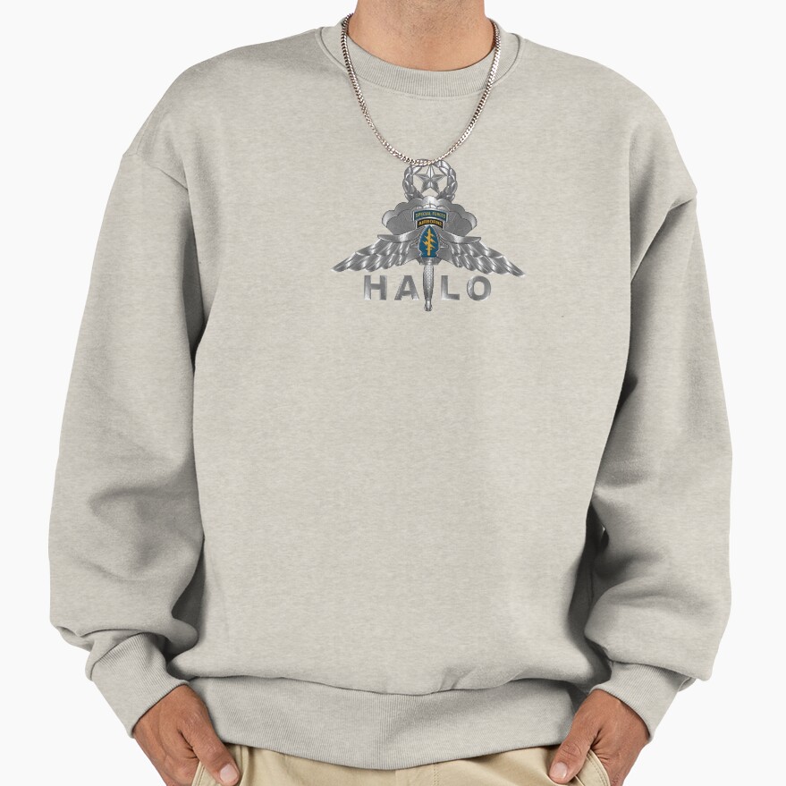 Special Forces High Altitude Low Opening Halo Master Wings Sweatshirt - Image 3