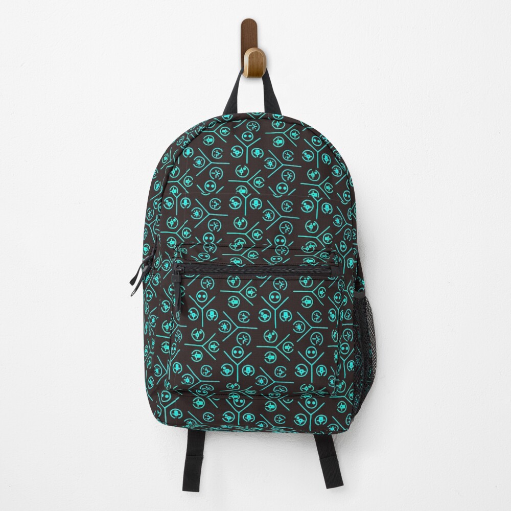 Halo 3 Odst Wall Symbols Blue Backpack