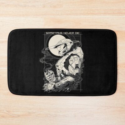 Spartans Never Die Bath Mat