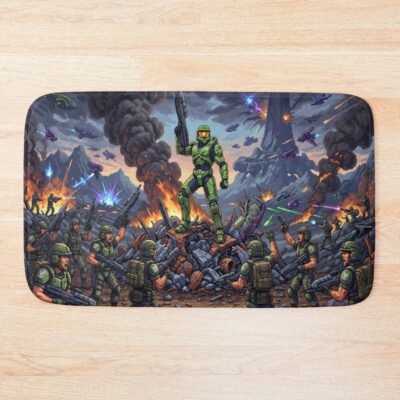 Elite Combat Soldier Bath Mat