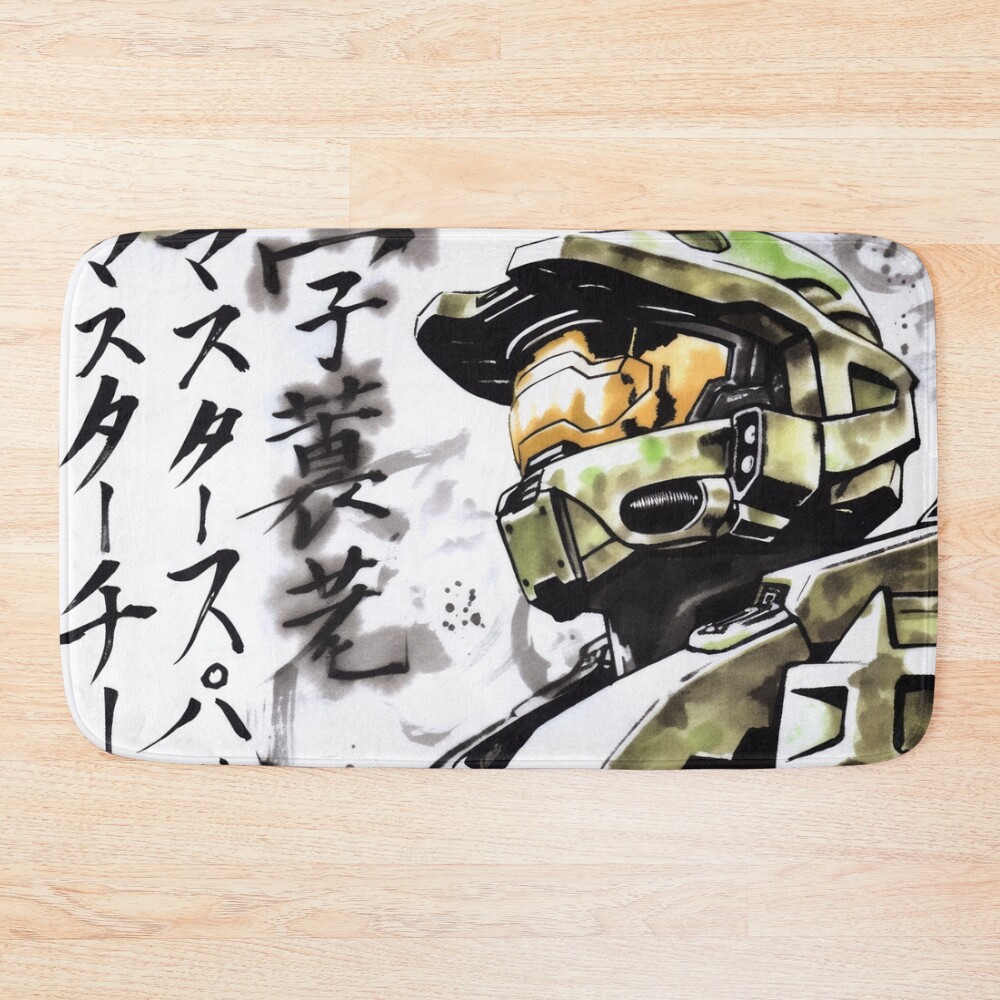 Master Chief Sumi E Bath Mat