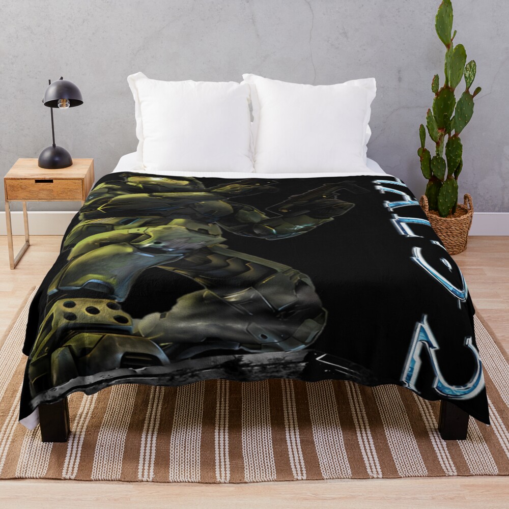 Halo 2 Epic Battle Hero Throw Blanket