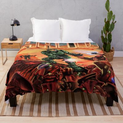 Halo Game Classic Design Throw Blanket