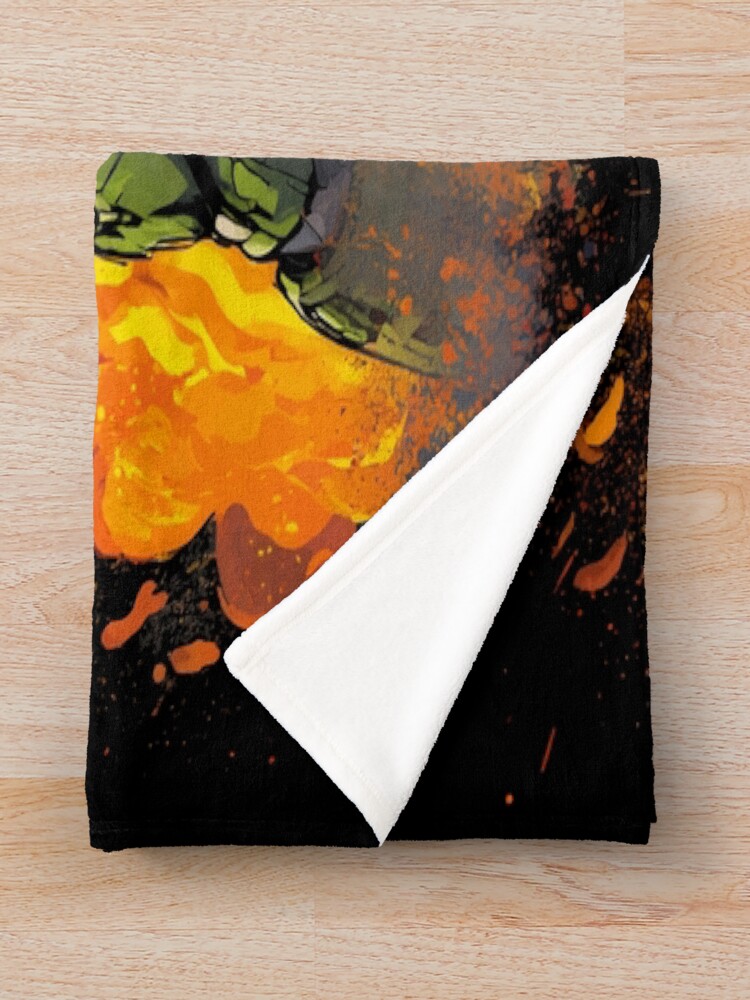 Cute Master Chief Throw Blanket - Image 2