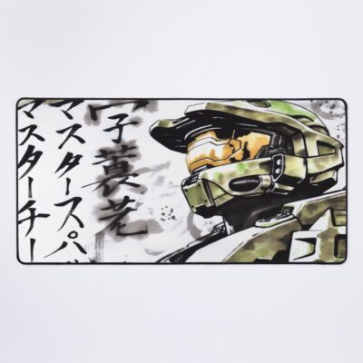 Master Chief Sumi E Mouse Pad