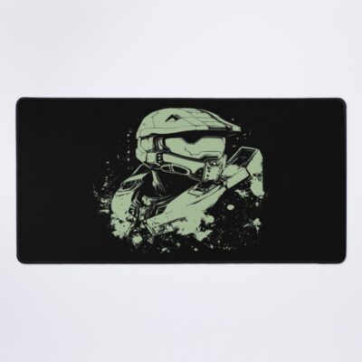 John 117 Powerful Cosmic Champion Mouse Pad
