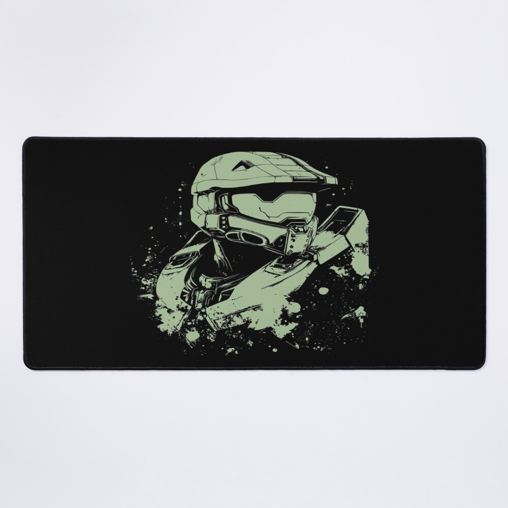 John 117 Powerful Cosmic Champion Mouse Pad