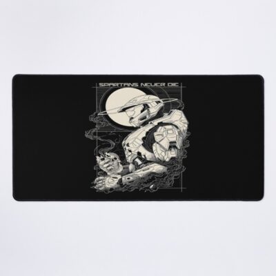 Spartans Never Die Mouse Pad