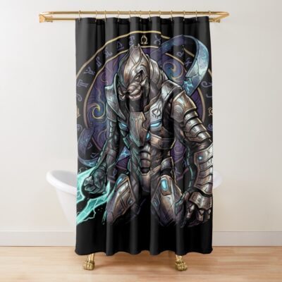 Halo Arbiter Thel Vadam Fleet Master Shower Curtain
