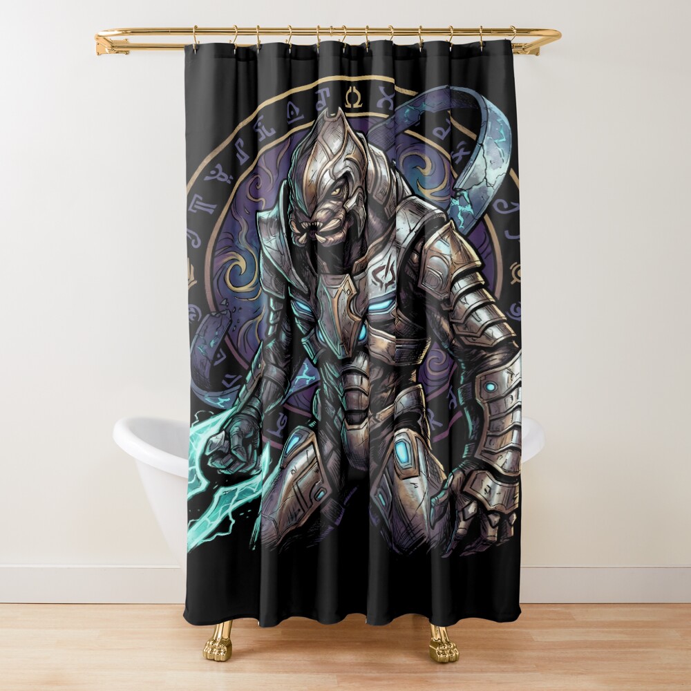 Halo Arbiter Thel Vadam Fleet Master Shower Curtain