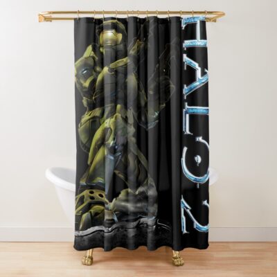 Halo 2 Epic Battle Hero Shower Curtain