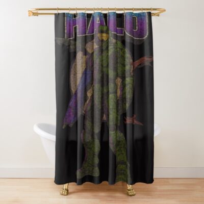 Halo Iconic Military Legend Shower Curtain