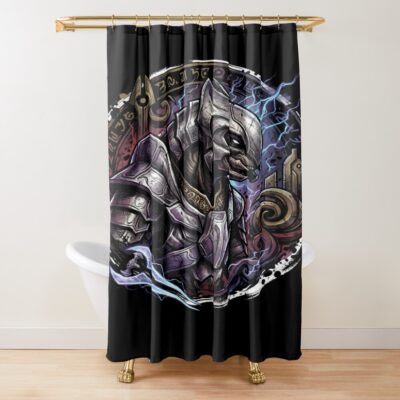 Halo Arbiter Ripa Moramee Or Thel Vadam Icon Shower Curtain