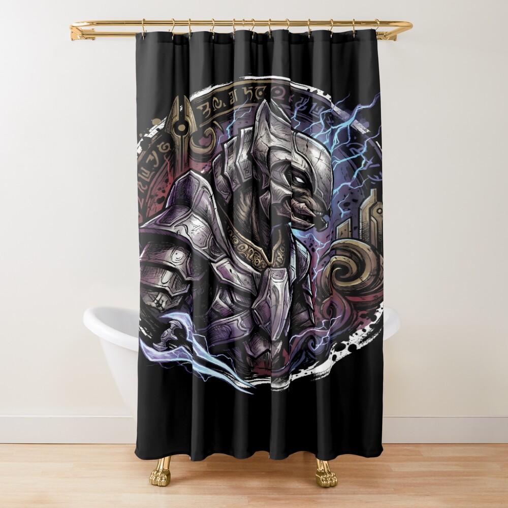 Halo Arbiter Ripa Moramee Or Thel Vadam Icon Shower Curtain