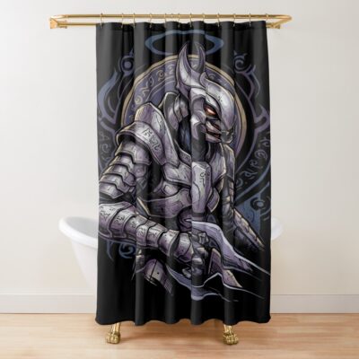 Halo The Arbiter Covenant Elite Warrior Shower Curtain